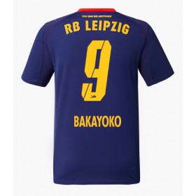 Pánské fotbalový oblečení RB Leipzig Johan Bakayoko #9 Venkovní košile 2025-26 Krátkým Rukávem
